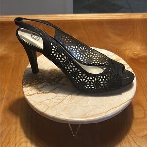 Black Slingback Heels By Anne Klein